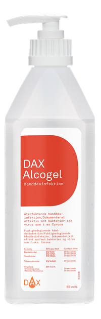 Handdesinfektion Alcogel Dax 85 600ml med pump